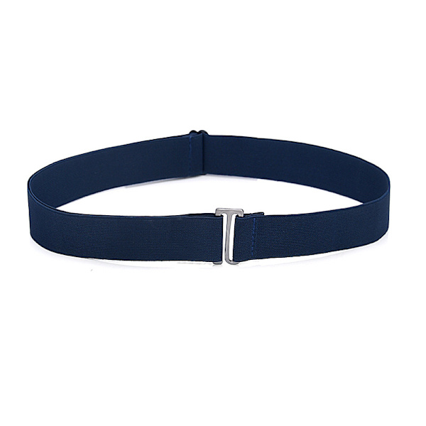 Osynliga bälten för kvinnor, justerbart elastiskt bälte med platt spänne för kvinnor, osynliga bälten för jeans, byxor, klänningar