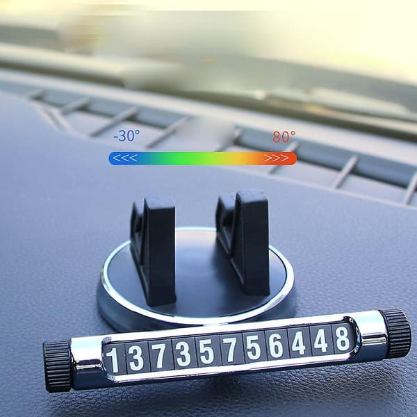 Mobiltelefonholder Navigation Holder Med Parkering Nummerplade
