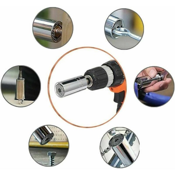 Yleisavain yleisavain yleisavainhylsy yleishylsy korjaus korjaustyökalut työkalut pihdeille 7-19mm adapterilla, 4821mm