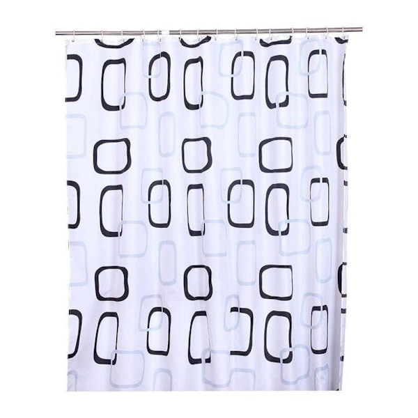 Duschdraperi 180x240 Vattentätt tyg anti-mögel Ringar Anti-mögel Anti-bakteriell Badrum Bredd x Höjd 180x240cm