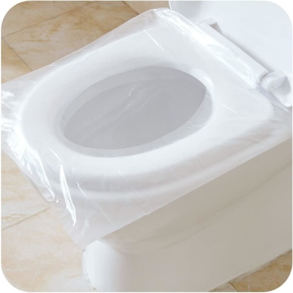 50 kpl Travel Kertakäyttöinen WC-istuimen cover Antibakteerinen Waterpro