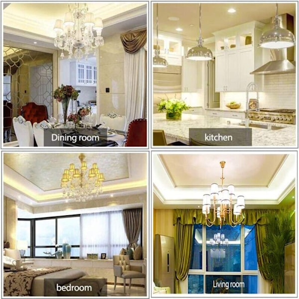 3 stycken LED 20W majslampor, motsvarande 150W glödlampa, 2300Lm, 4000k neutralvit, E27 sockel