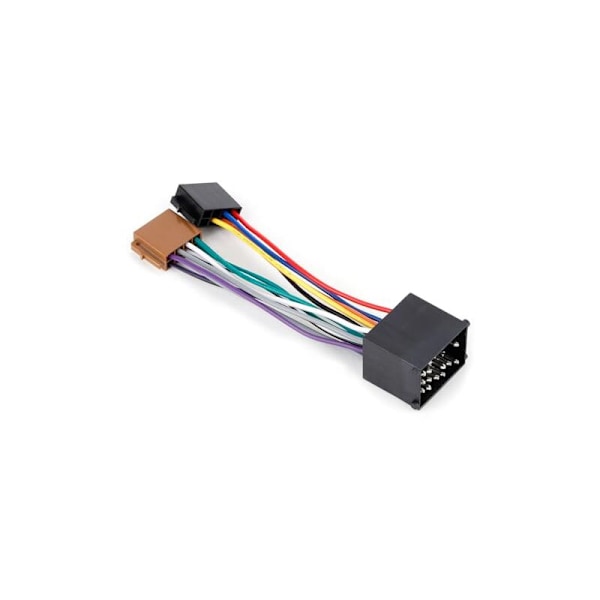 Radioadapter ledningsnet, bilradio bundle bilradioadapter stereoledningsnet kabel ISO stik kompatibel med E36 E46 E39