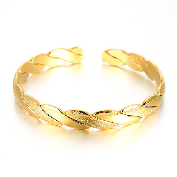 Simulerad guldpläterad armband i guld för gåva till kvinnor
