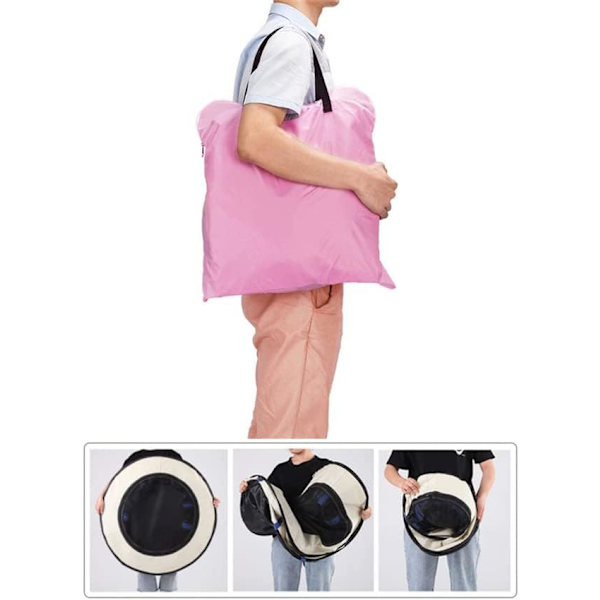Hopfällbar rund inomhusinhägnad (rosa-S:70*70*40cm), bärbar utomhusdjurtält