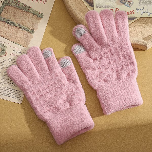 1 pari talvihanskoja, unisex-tuulenpitävät lämpimät hanskat