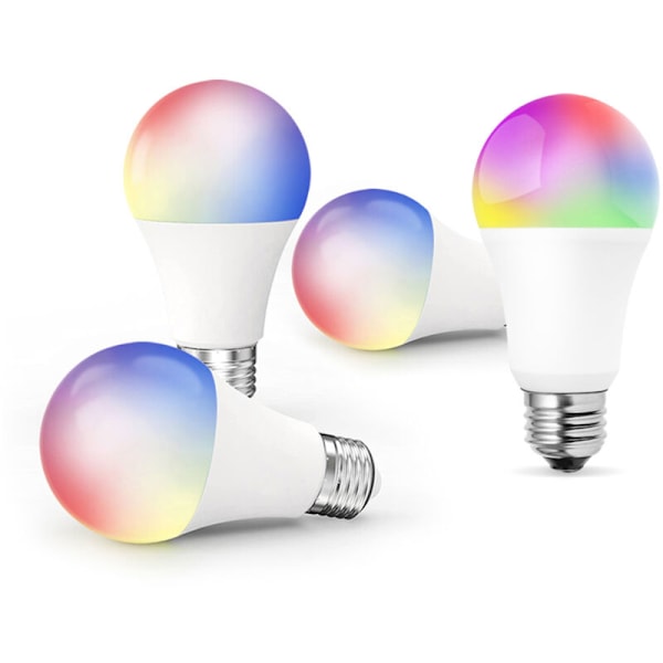 Intelligent glödlampa Tuya Bt Wifi Blouns med dimbar färgändring 9W 800 Lumen 2700-6500k RVB E26/E27 LED-lampa fungerar med Alexa för juldekoration