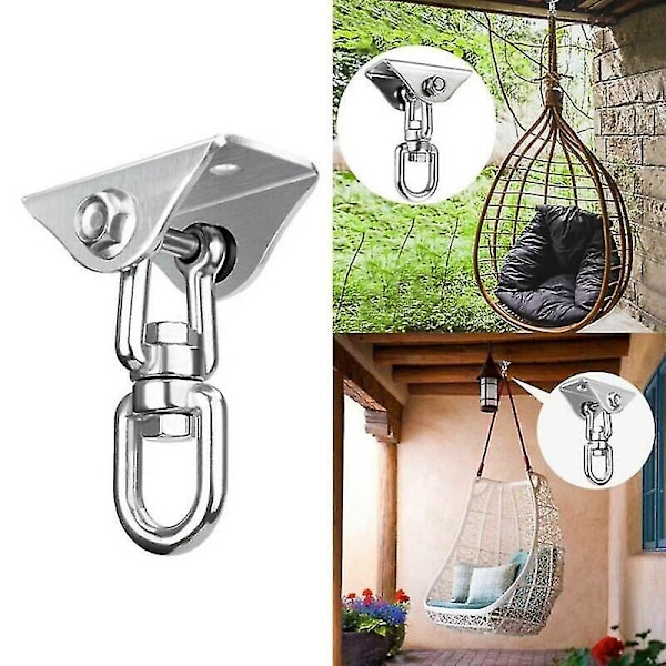 360 Hängmatta Stol Upphängd Takfäste Fjäder Snap Swivel Hook Hårdvarukit