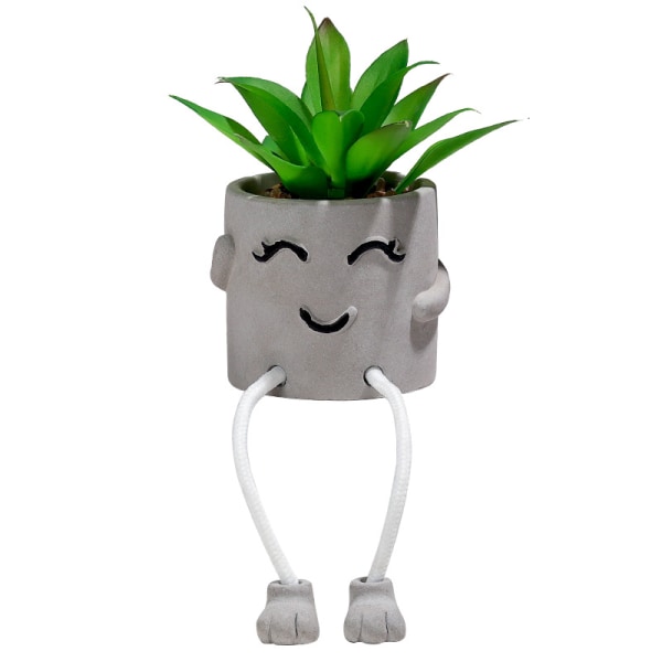 1 pakke søte kunstige planter, Kawaii kunstige potteplanter Planter til spisebord Skrivebord Hjem Soverom Bad Kontor Hylle Kontorvegg Rom Gård