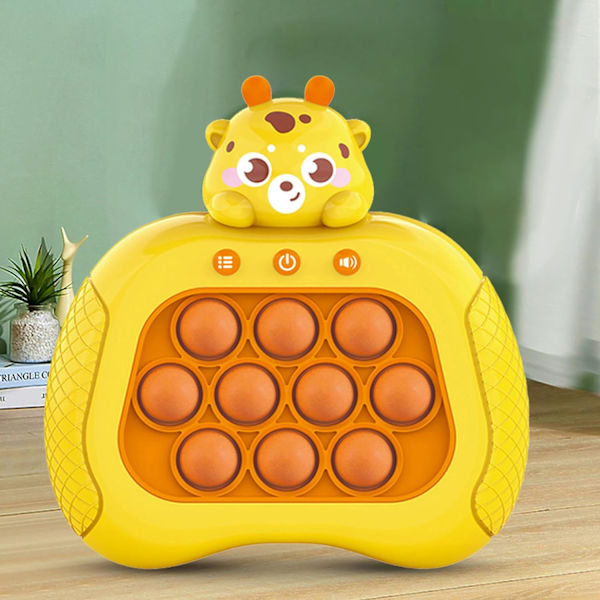 Snabb tryckspel Fidget Toy Pop Game Handheld Bubble Game Glow Pop Toy Lämplig för pojkar, flickor och vuxna födelsedagspresenter