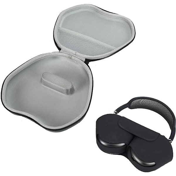 Oppbevaringspose for Airpods Max-hodetelefoner (grå), håndveskeoppbevaring Airpods Max-hodetelefoner mote PU-etui