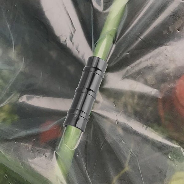 Drivhusklips, 20 stk 20mm rørtenger for å feste deksler i drivhus, hage, filmer, planter