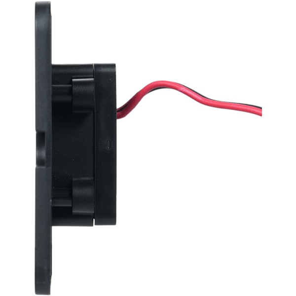 Digital propan gasdetektor för husbil med 85 dB ljudlarm, 12 V DC gaslarm för husbil (svart, stor)