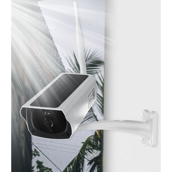 1080P HD WIFI Solskydd IP-kamera Trådlös PIR-rörelselarm Vattentät rörelsedetektering Smart hemövervakningskamera