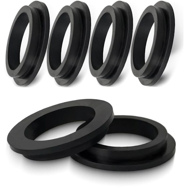 Parti med 6 toriske gummisamlinger til Intex poolpumpe, Intex pooltilbehør, sandpoolfilter, Intex spa-forsegling, torisk samlingspumpe