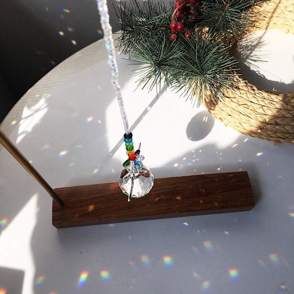 Kristallienkeli Rainbow Makers -aurinkokiillot 30 mm lasipalloprismalla