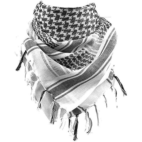 Militär Shemagh Taktisk Ökensjal Keffiyeh Sjal med Tofs 43 x 43 Tum