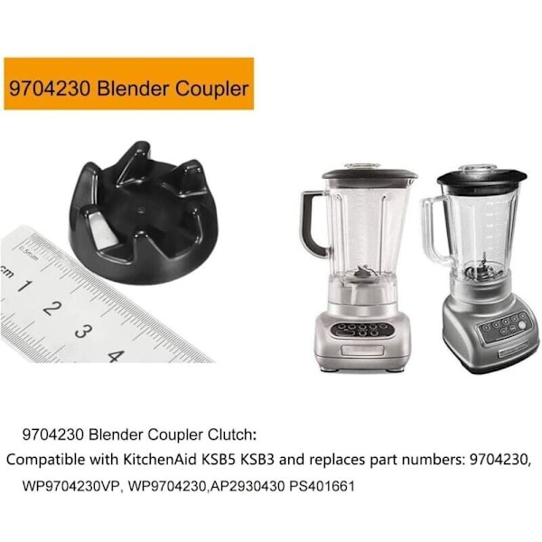 2-pak, Mixerstav, passer i standardbeholder med 1,9 liter, kompatibel med Vitamix 760/5000/5200 mixer