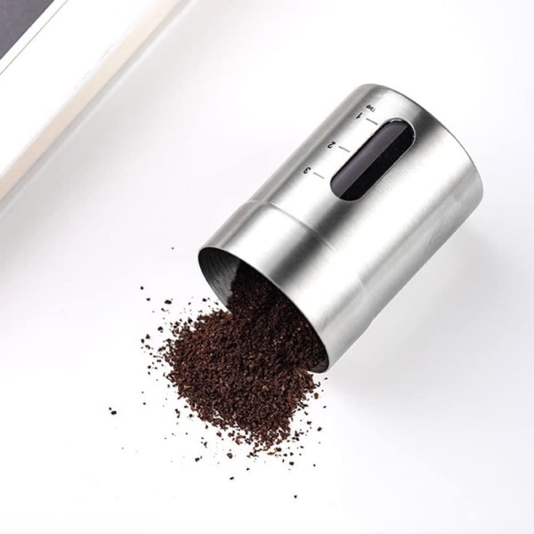Kaffe kværn manuel kaffebønne kværn, justerbare indstillinger, rustfrit stål manuel burr manuel kaffekværn med håndsving, perfekt til camping (Col