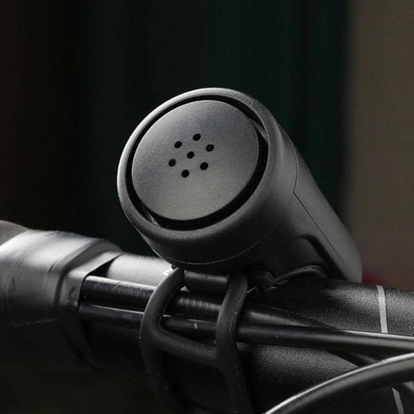 120dB Elektrisk Cykelhorn - Vattenresistent 4 Ljudlägen Cykelklockor, Elektronisk Cykelklocka, USB Laddningsbar Klocka