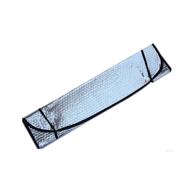 Basics Foldable UV-reflekterende frontsolskjerm - 130 cm x 60 cm, 2 mm tykk