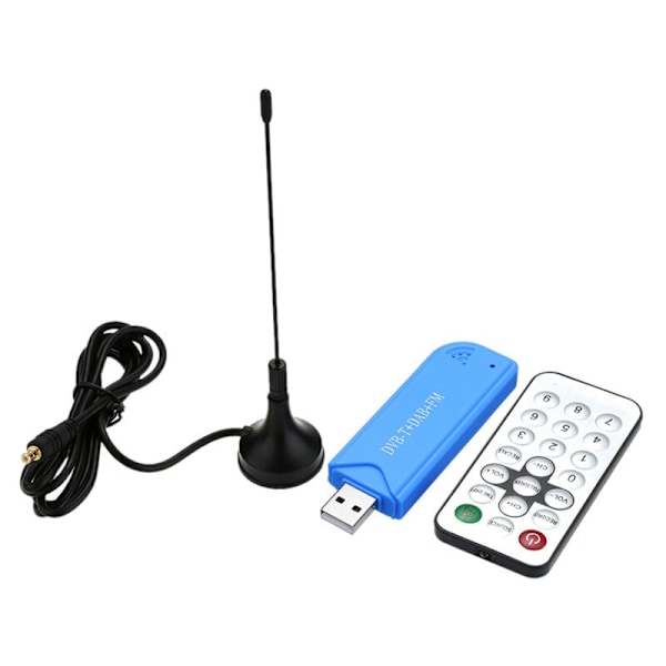 Mini Digital TV TV USB 2.0 DVB-T + DAB + FM RTL2832U + FC0012 chip der understøtter Tuner SDR modtageren