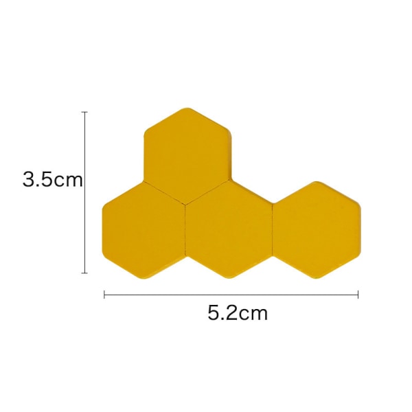 Tangram-puslespill i tre