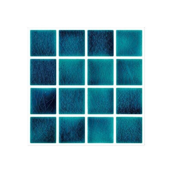Kakeldekal för Badrum och Kök, 30 Stycken Vattentäta Väggdekaler Kakeldekaler, Självhäftande Kakeldekaler för Väggplattor Dekor Storlek 10x10cm