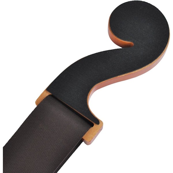 Massivt tre for cello-endpin, sklisikker stativ, endpin-anker, musiknotebase, 4 hull Rød tre