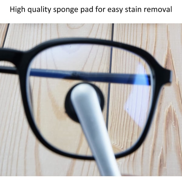 3 stk Brillerengjøringsbørster, Mini Microfiber Glass Cleane