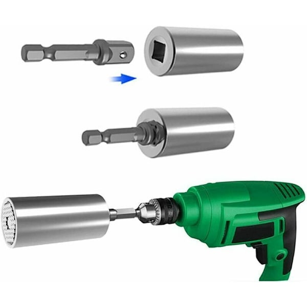 Yleisavain yleisavain yleisavainhylsy yleishylsy korjaus korjaustyökalut työkalut pihdeille 7-19mm adapterilla, 4821mm