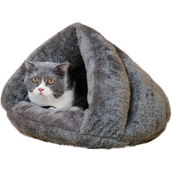 Kall dag husdjur valp varm grotta säng katt tält säng konisk katt bo katt gosar ger en känsla av säkerhet och förbättrar sömnen