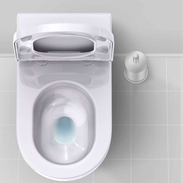 WC-istuin, WC-pönttö pehmeällä sulkemistoiminnolla, pikalukittava WC-istuin, yläasennus, valmistettu antibakteerisesta muovista (U-tyyppi)