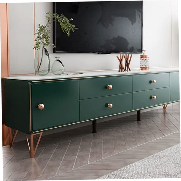 4x Rosa Trekantede Metallbordben 15cm Moderne Stil Møbelben til Skape Sofa Senger