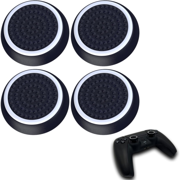 4 st tumgrepp för bättre sikte, även för Xbox One Series, Nintendo Switch Pro, Playstation 5 PS4 PS5-kontrollertillbehör, joystickskydd