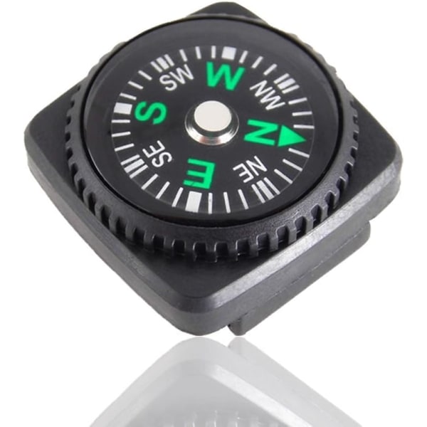 Mini kompassknapp Kompass för paracordarmband Flytande kompass fylld med nödöverlevnad Klockarmband Paracordarmband Paracordarmband B