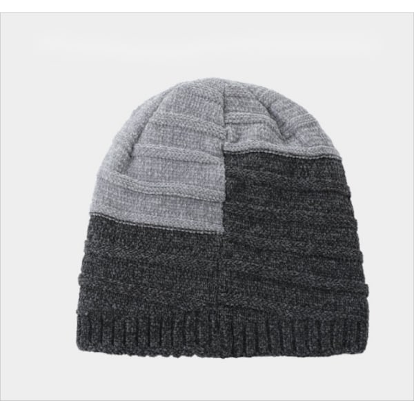 Hatte til mænd og kvinder, vinter udendørs strikkede hatte, varme uldhatte, efterår og vinter fløjl pullover hatte, ørebeskyttende hatte
