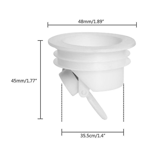 Deodorant Core Sewer Drain Cap