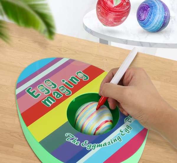 Påskeegg Mini Dekorering Kit Kunst og Håndverk Sett Inkluderer Egg Dekorering Spinner