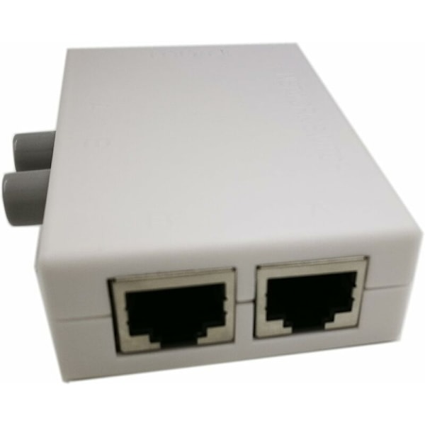 RJ45 Switch Splitter Selector, 2 Port Nettverks Switch Splitter Selector Hub) 1-Ut eller 1-Inn 2-Ut 100m T 2 Veis RJ45 Ethernet Nettverk Sinloon Trykknapp