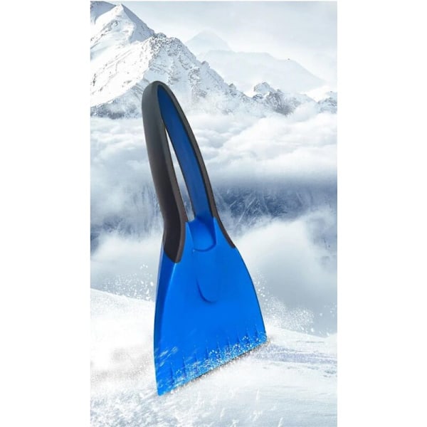 Snøskuffe Multifunksjonell snøskuffe mini mini mini tine skuffe for tining sklisikkert silikonhåndtak verktøy snøfjerning （20.59.5cm）