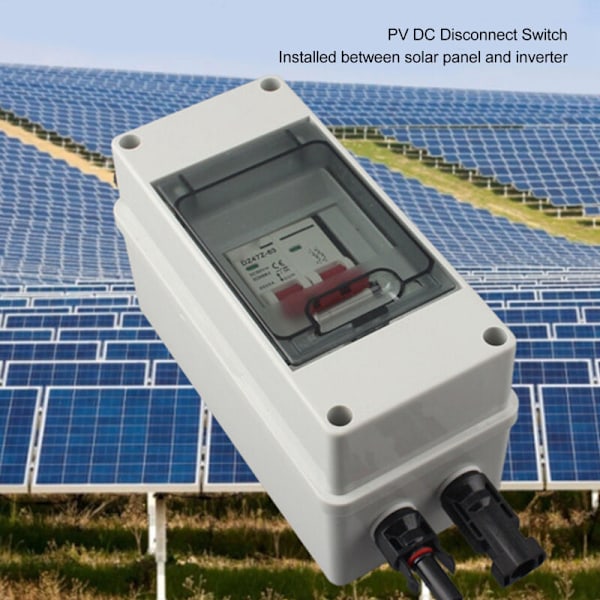 Mini solcelleafbryder med IP65 vandtæt fordelingsboks, PV Santer DC500V 20A