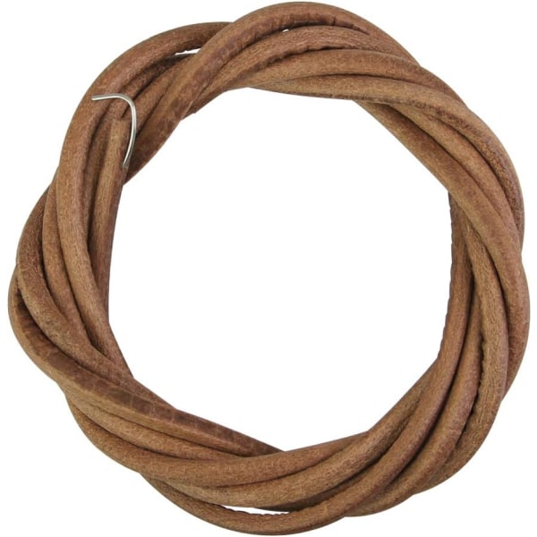 Antik læder symaskine rem rem 180cm solid skridsikker wit