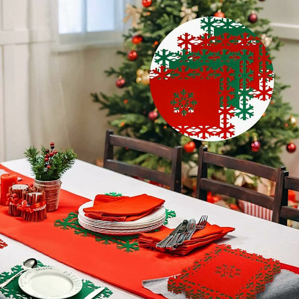 Julbordsmatta, julduk, julbordsset, matbordsmatta, värmebeständiga bordsset