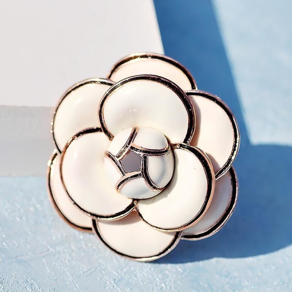 Emali Camellia Jewelry Rintaneula Yhteensopiva Naisten Neulemekko La