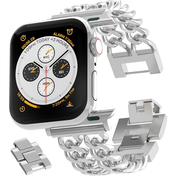 38 mm 40 mm 41 mm metallrem kompatibel for Apple Watch, kvinner Stai