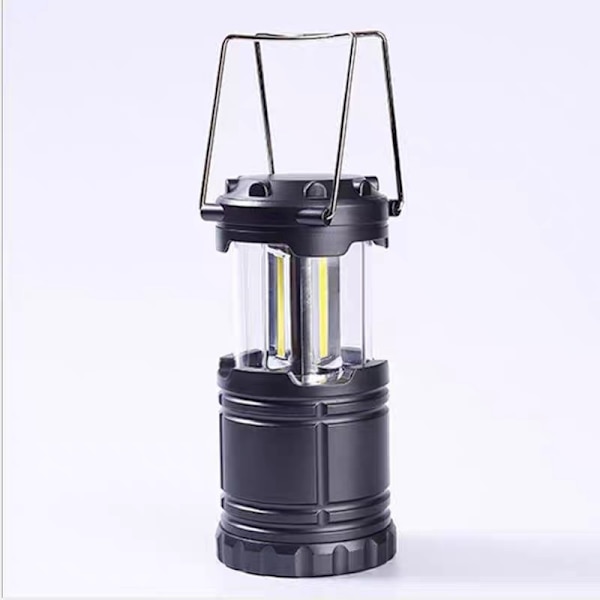 8,5*18cm - (Batterimodell (batteri ikke inkluderet)) Kurv Håndsving Camping Solar Lanterne, Ultra Lys Portable LED Lommelygte, Læsning, Vandring, Nødsituation
