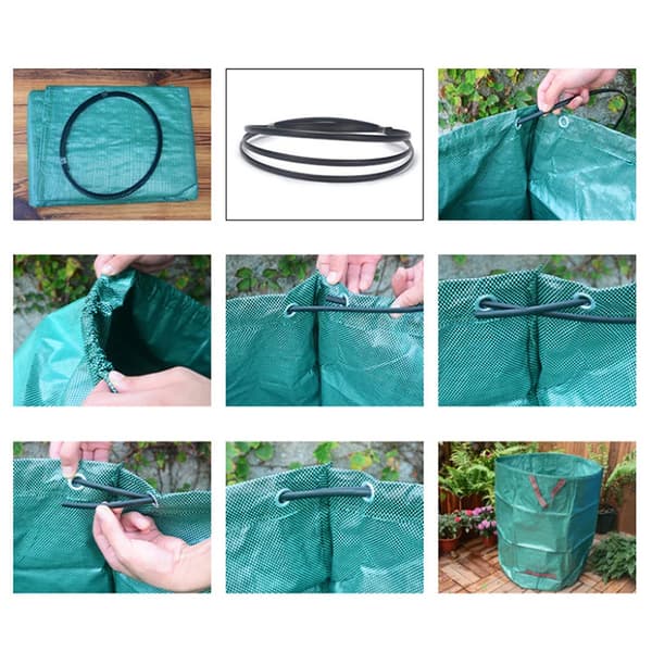 3x 120L repeämättömät puutarhajätesäkit