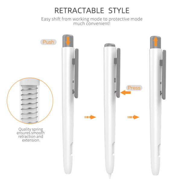 Beskyttelsescover kompatibel med blyant 1. - Retractable Edge Pr