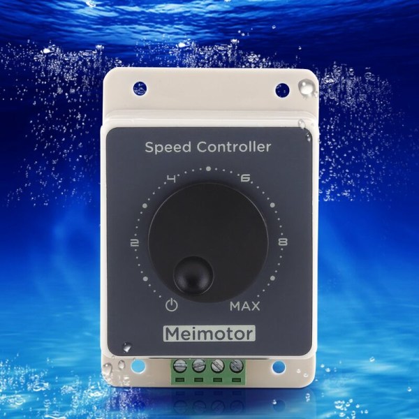 12V motorvarvtalsregulator, PWM motorvarvtalsregulator pulsbreddmodulator DC10-60V 20A vattentätt skal